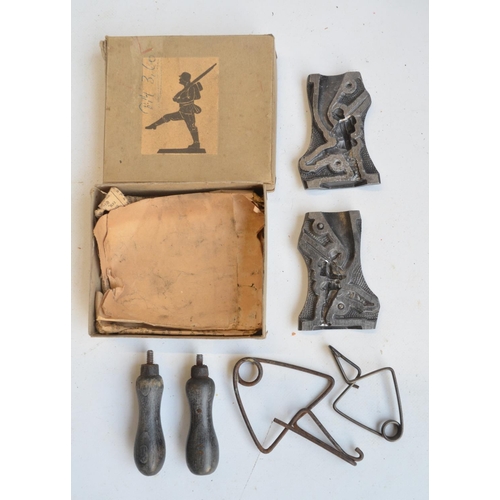 140 - Collection of hand pour model figure moulds to include an extremely rare and original W. Britain's C... 