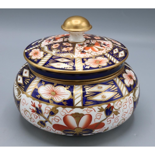 343 - Royal Crown Derby Imari jar and cover, H12.5cm