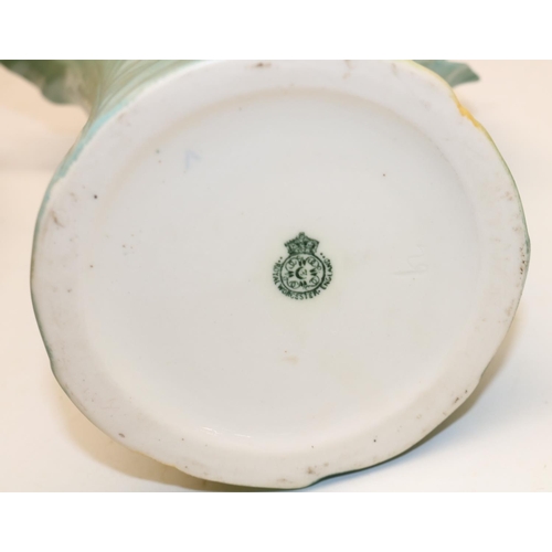 360 - Group of Royal Worcester porcelain, comprising leaf moulded bowl 1947, D23.5cm and jug, H20.5cm, and... 