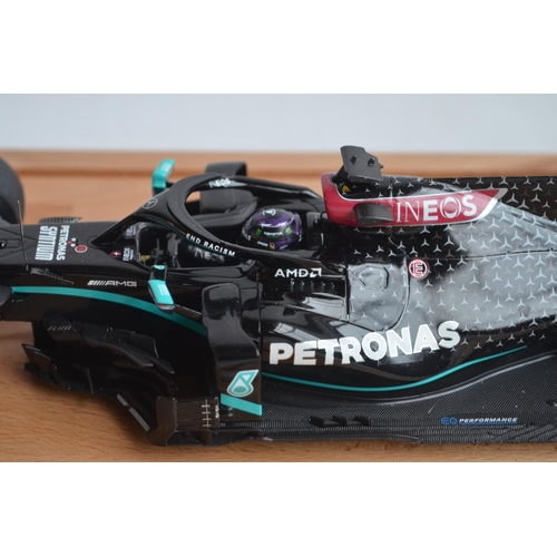 1282 - Spark 1/18 scale diecast and plastic Mercedes-AMG Formula 1 Team No.44 W11 EQ Performance, Lewis Ham... 