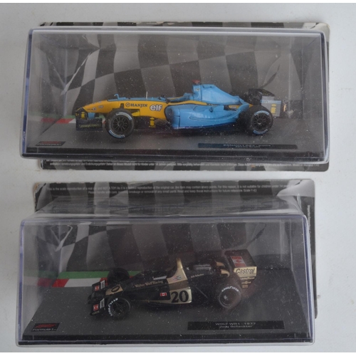 1283 - Collection of diecast model cars, predominantly Formula 1 themed to include vintage Corgi Toys Lotus... 