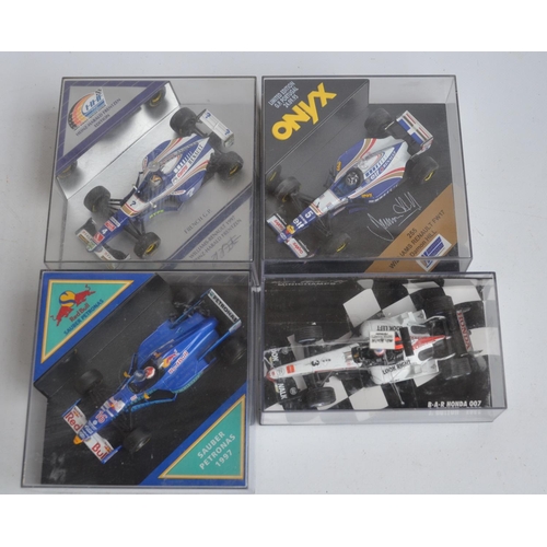 1283 - Collection of diecast model cars, predominantly Formula 1 themed to include vintage Corgi Toys Lotus... 