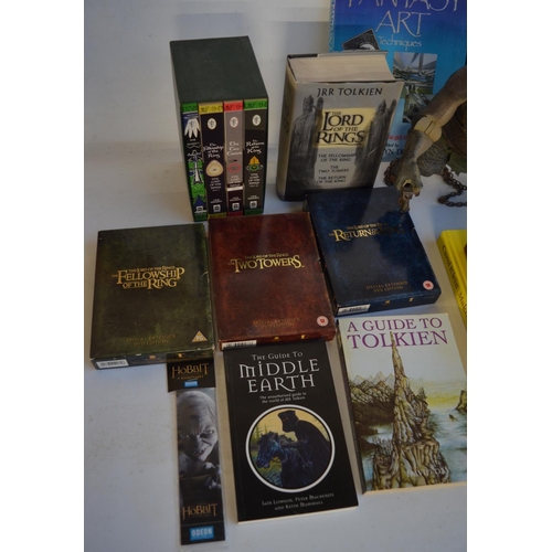 1288 - Mixed collection of toys, models, books, DVD's etc. to include Lord Of The Rings special extended ed... 