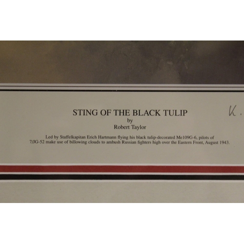 1470 - 'Sting of the Black Tulip' by Robert Taylor, limited edition print (209/850) signed in pencil by art... 