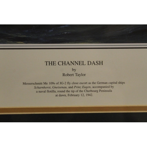 1484 - 'Channel Dash' by Robert Taylor, limited edition print (317/1000) signed in pencil by artist to bott... 