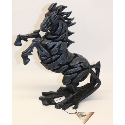 1254 - Robert Harrop 'Edge Sculpture' model of a rearing horse, H33.5cm