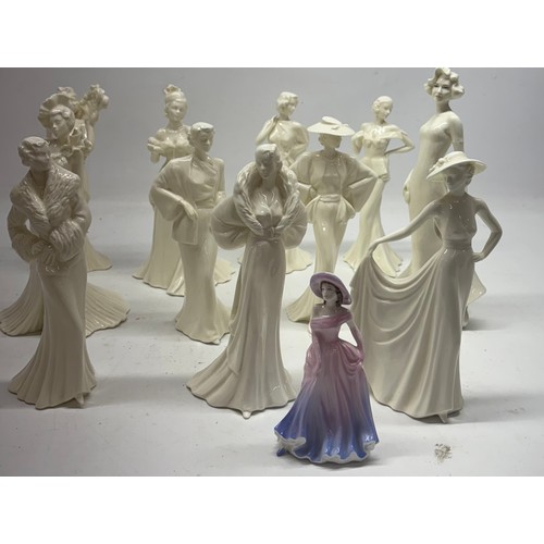 198 - Compton & Woodhouse Coalport figure Diana ' The Jewel in the Crown' ltd.ed. 4588/9500, boxed with ce... 