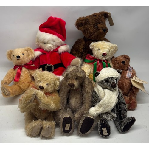 271 - Collection of Dean's Rag Book bears incl. 'Truffles', limited edition of 1500; 'Henrietta', limited ... 