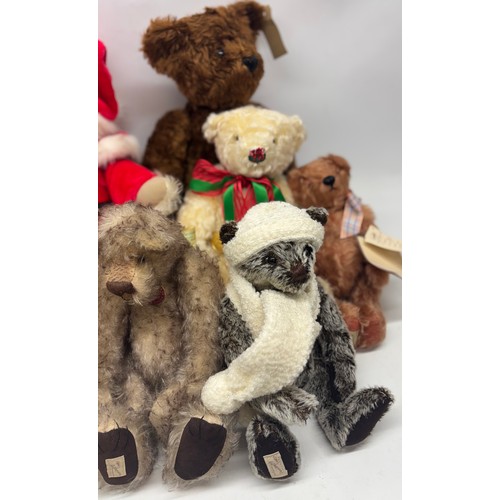 271 - Collection of Dean's Rag Book bears incl. 'Truffles', limited edition of 1500; 'Henrietta', limited ... 