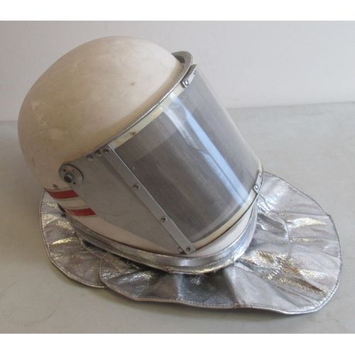 1441 - RAF Mk 3 firefighter helmet and two 20th century gas masks. (3)