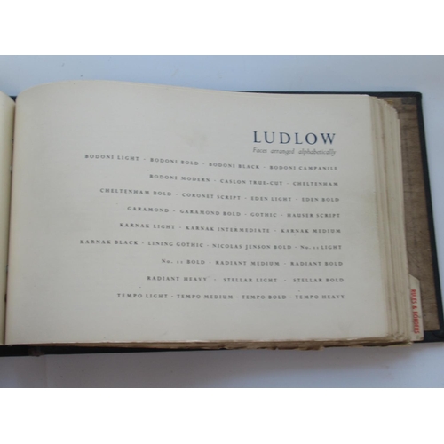 260 - 'A Selection of Type Faces', first edition, (London: Odhams, C1958), bound in Moore's Modern Methods... 