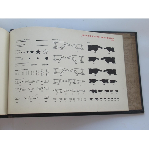 260 - 'A Selection of Type Faces', first edition, (London: Odhams, C1958), bound in Moore's Modern Methods... 