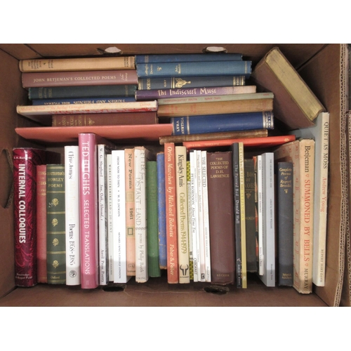 306 - Large collection of Poetry books to inc. works by Edith Sitwell, Osbert Sitwell, Alexander Pope, Ali... 