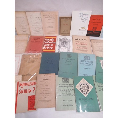 309 - Assorted collection of Ministry of Works Guides, Journals, paperbacks, sermons, etc.