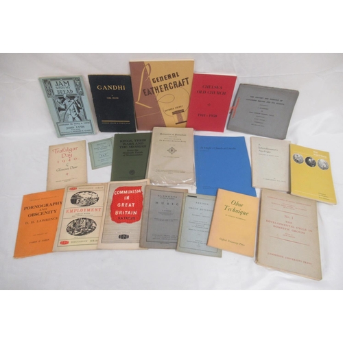 309 - Assorted collection of Ministry of Works Guides, Journals, paperbacks, sermons, etc.