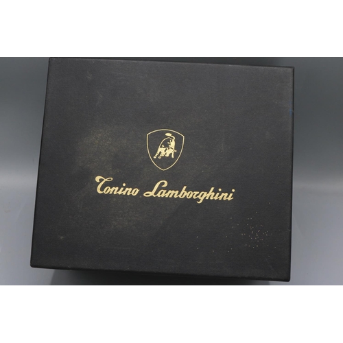 225 - Tonino Lamborghini Ferruccio VIII limited edition stainless steel and gold plated automatic wristwat... 