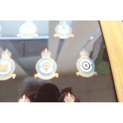 1431A - Limited Edition Royal Air Force Museum Battle of Britain Squadron Badge Collection. Enamelled silver... 