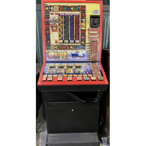 380 - 'Lucky Strike Club' Barcrest pub fruit machine, H178cm