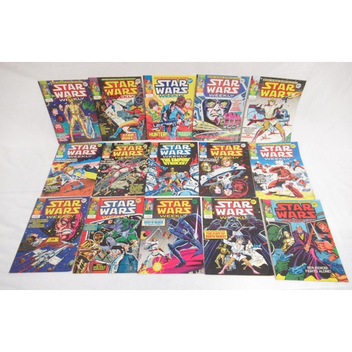 698 - Marvel Star Wars Weekly #1-51, 53-57, 59-63, 65-83 and other Star Wars comics and books