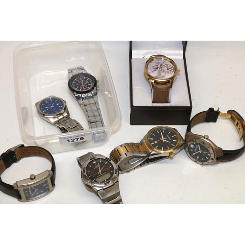 1276 - Collection of gentlemen's fashion wristwatches (7)