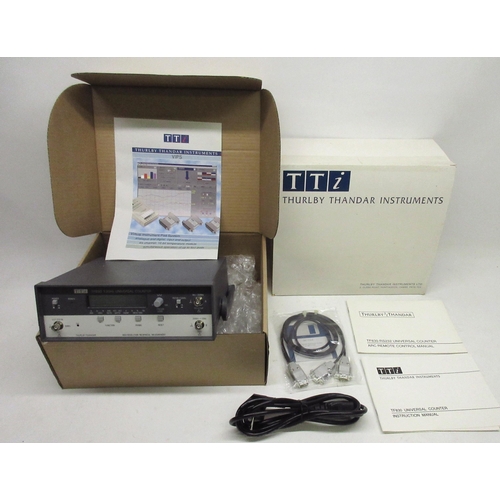 774 - Thurlby Thandar Instruments TF830 Universal Frequency Counter, with original box and instructions