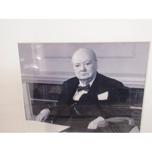 717 - Set of twelve Charles Dickens prints, watercolour of Hemingford Grey, photo of Winston Churchill and... 