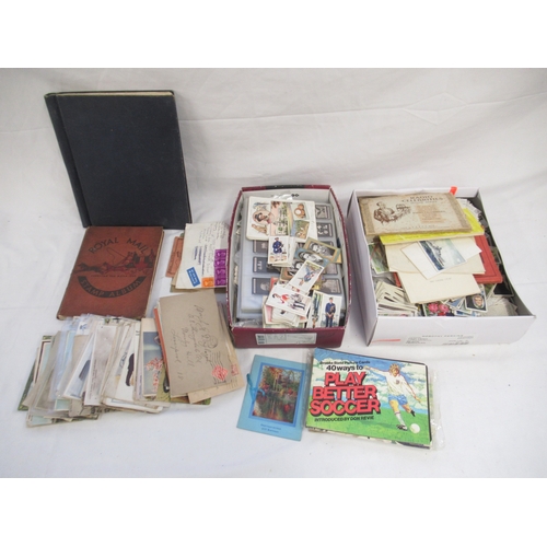 694 - Large collection of FDCs loose and in folders, Royal Mail Prestige Stamp books, illustrations, pin b... 