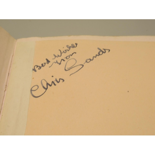 225 - C20th autograph book cont. signatures from Tessie O'Shea, Michael Redgrave, George Formby, Josef Loc... 