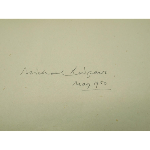 225 - C20th autograph book cont. signatures from Tessie O'Shea, Michael Redgrave, George Formby, Josef Loc... 