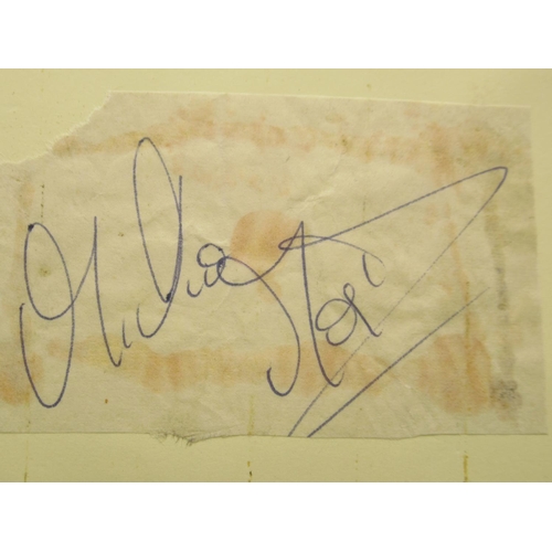 226 - C20th autograph book cont. signatures from The Crestas, The Mark V Rhythm Group, Johnny Winters and ... 