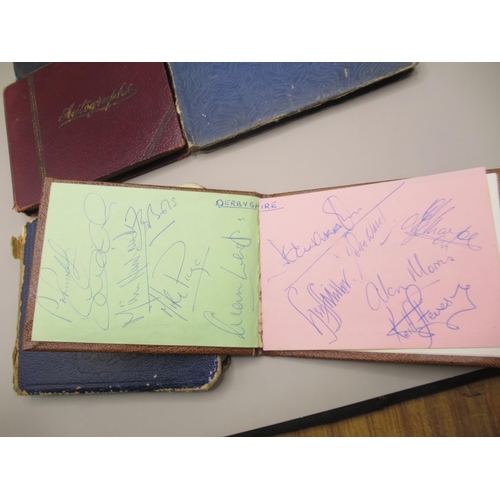 228 - Collection of 6 c20th autograph books cont. signatures, quotes, etc.