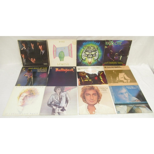 317 - Collection of LPs and 45s to inc. The Rolling Stones, Motorhead, Barry Manilow, The Beatles, The Mon... 