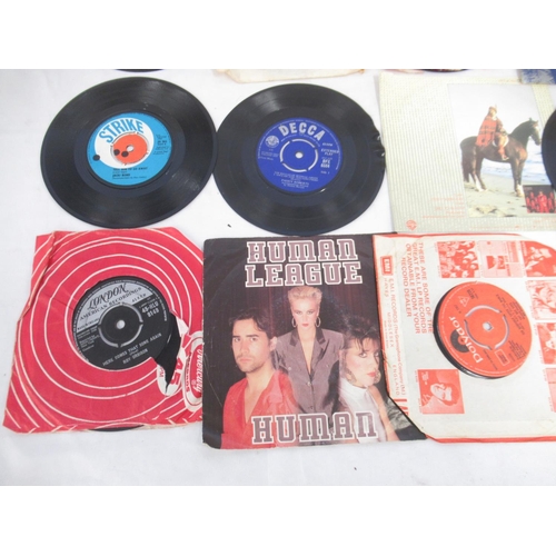 317 - Collection of LPs and 45s to inc. The Rolling Stones, Motorhead, Barry Manilow, The Beatles, The Mon... 