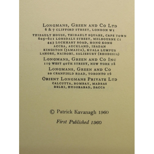 244 - Kavanagh (Patrick) Come Dance With Kitty Stobling and Other Poems, 1st Edition 1960, Longmans Green ... 