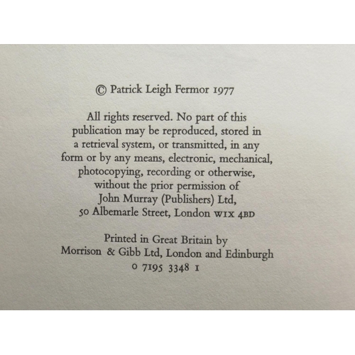 252 - Leigh Fermor (Patrick) A Time of Gifts On foot to Constantinople from the Hooks of Holland to the Mi... 