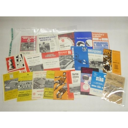 641 - Large collection of mixed football programmes from the 1960s inc. Liverpool, Swindon, QPR, Birmingha... 