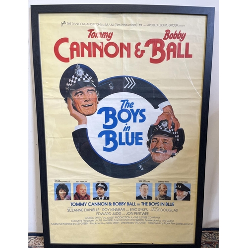 782 - 'The Boys in Blue' 1983 original film advertising poster, starring Tommy Cannon and Bobby Ball, orig... 