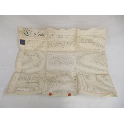 232 - 19th October 1805 Indenture relating to No. 8 Union Street Deptford Kent, small leather bound photog... 