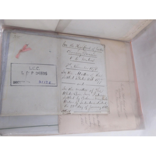 232 - 19th October 1805 Indenture relating to No. 8 Union Street Deptford Kent, small leather bound photog... 