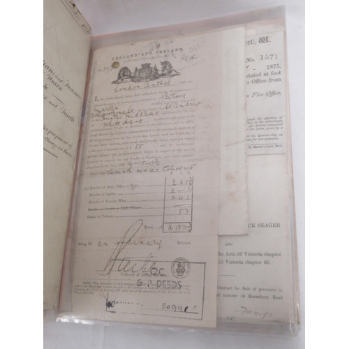 232 - 19th October 1805 Indenture relating to No. 8 Union Street Deptford Kent, small leather bound photog... 