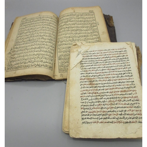 674 - 19th century Hadith, possibly originating in the Sudan and another Arabic text of similar origin, wi... 