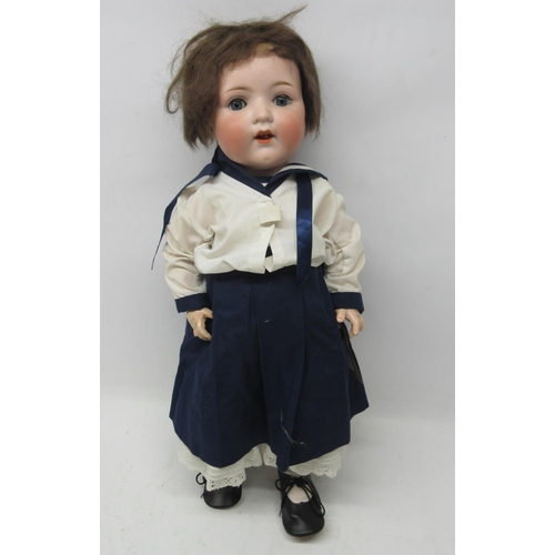 1338 - Early 20th century German Armand Marseille 995 bisque doll, H49cm