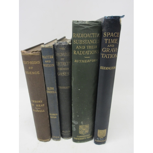 771 - Collection of early 20th century books relating to science, incl. E. Rutherford - Radioactive Substa... 