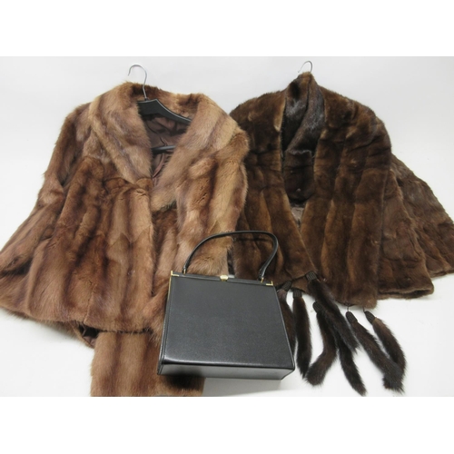 187 - Ladies mink coat in dark brown fur by Coulton's Furriers approximately Ladies 4-6, Ladies mink coat ... 