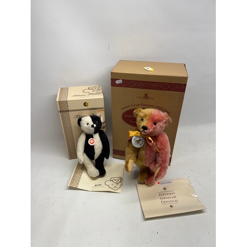 268 - Steiff Club Edition 1999/2000 bear in pink and blond mohair, in original box with certificates and o... 