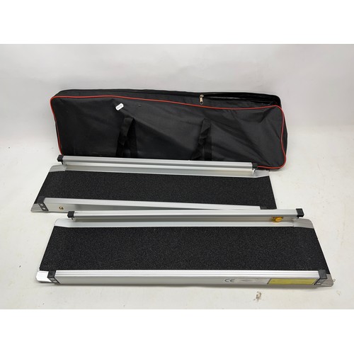 274 - Portable wheelchair ramp with bag