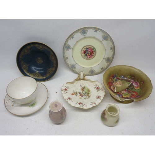 373 - Collection of Royal Worcester porcelain incl. a large 'Grouse' cup painted by Raymond Poole, some A/... 