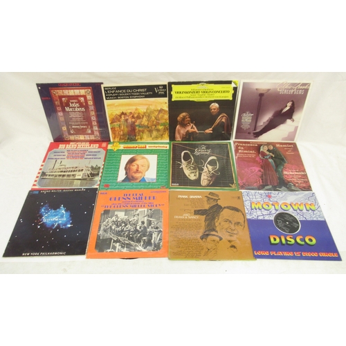 327 - Large mixed collection of vinyl records to inc. Rod Stewart, Bob Seger, The Beatles, The Shadows, Dr... 