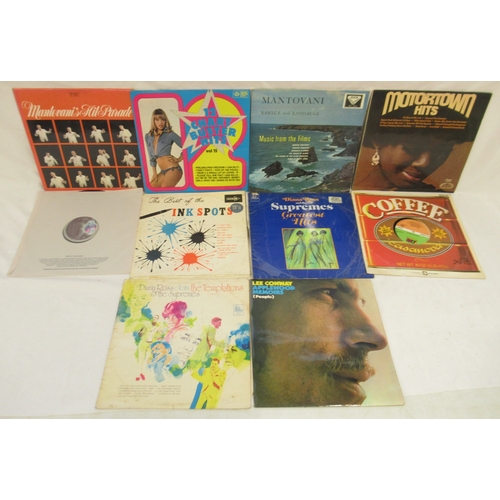 327 - Large mixed collection of vinyl records to inc. Rod Stewart, Bob Seger, The Beatles, The Shadows, Dr... 