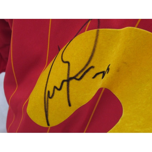 347 - Luis Garcia signed Spain #23 Jersey with COA from ASM Sports Memorabilia